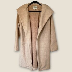 Haute Monde Tan Open Front Coat